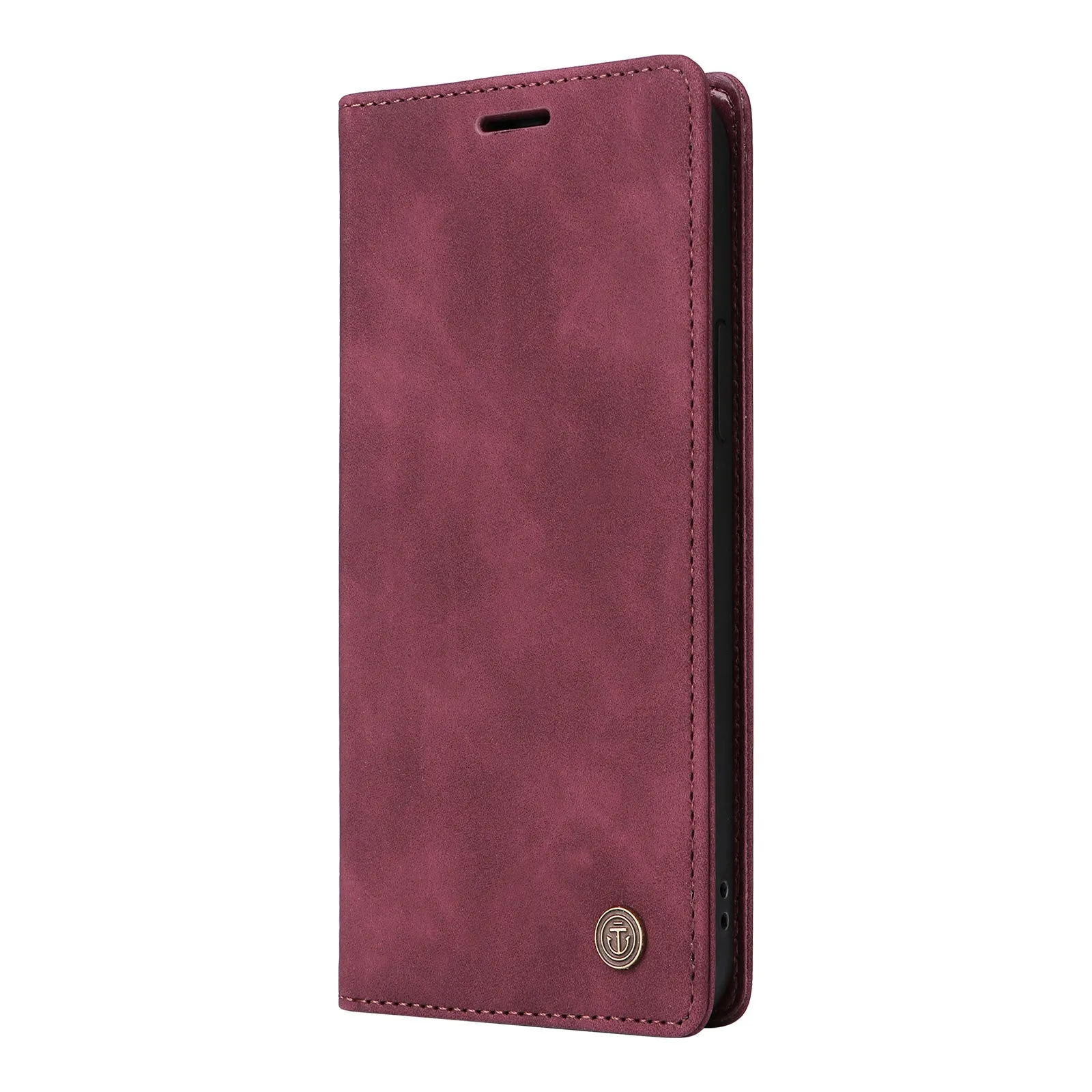 006 Series For Samsung Galaxy S23 Ultra Leather Case Phone Wallet Cover with Sucker Closure