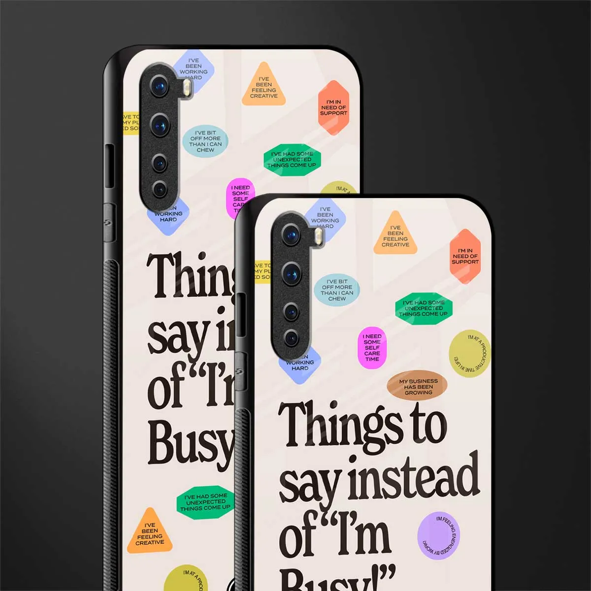 10 Things To Say Phone Case for OnePlus Nord (AC2001) | Glass Case