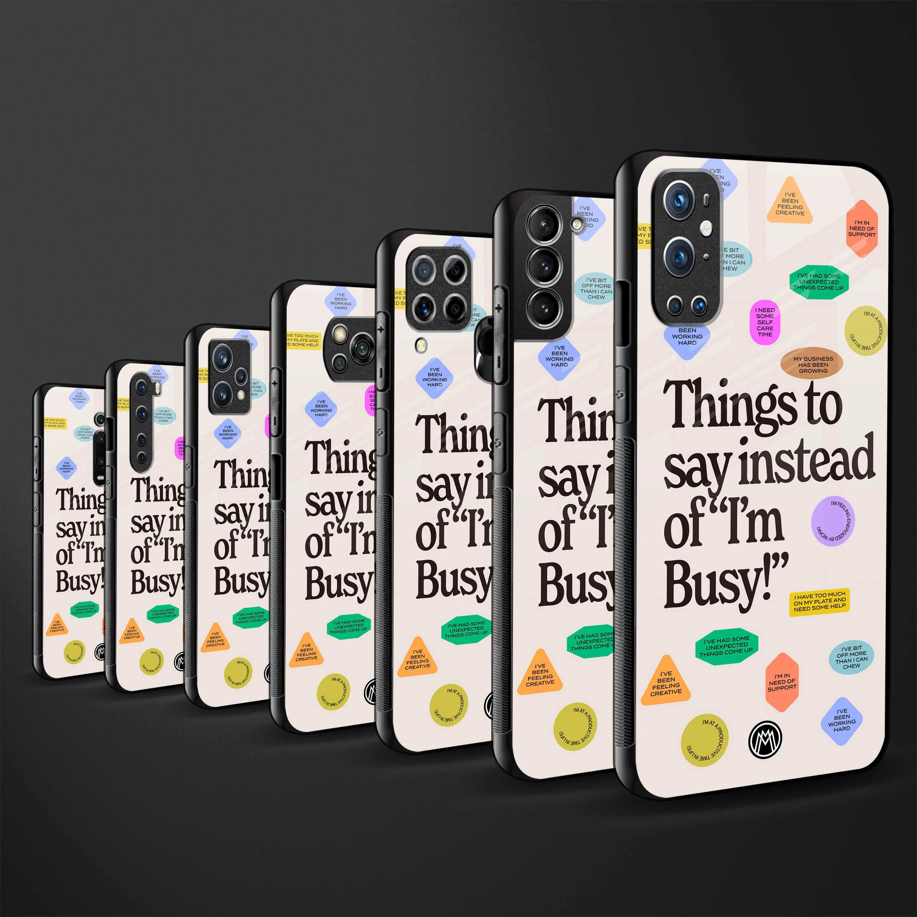 10 Things To Say Phone Case for Samsung Galaxy A30 | Glass Case