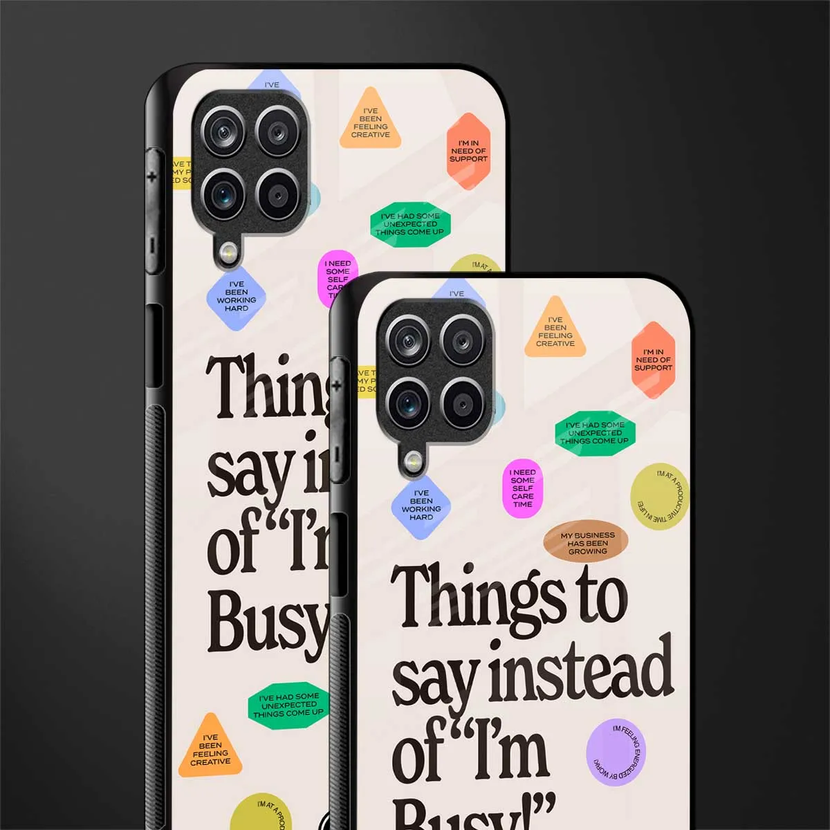 10 Things To Say Phone Case for Samsung Galaxy A42 5G | Glass Case