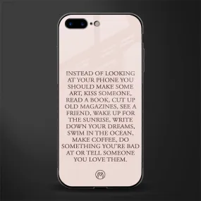 11 Things To Do Phone Case for IPhone 8 Plus | Glass Case