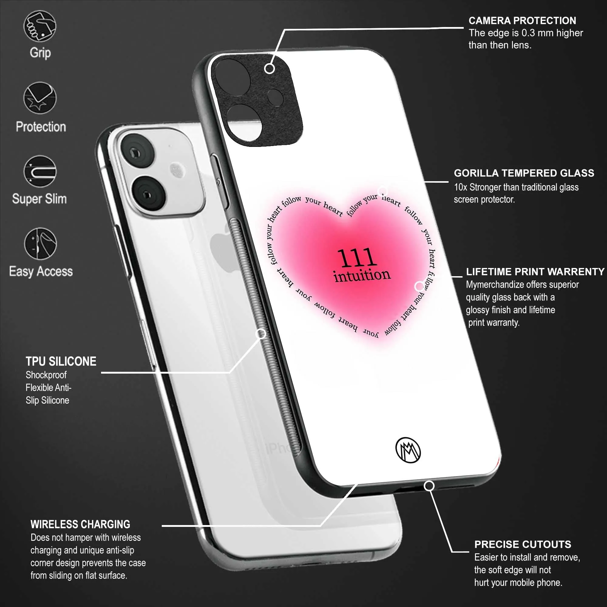 111 Intuition Phone Case for Oppo F15 | Glass Case