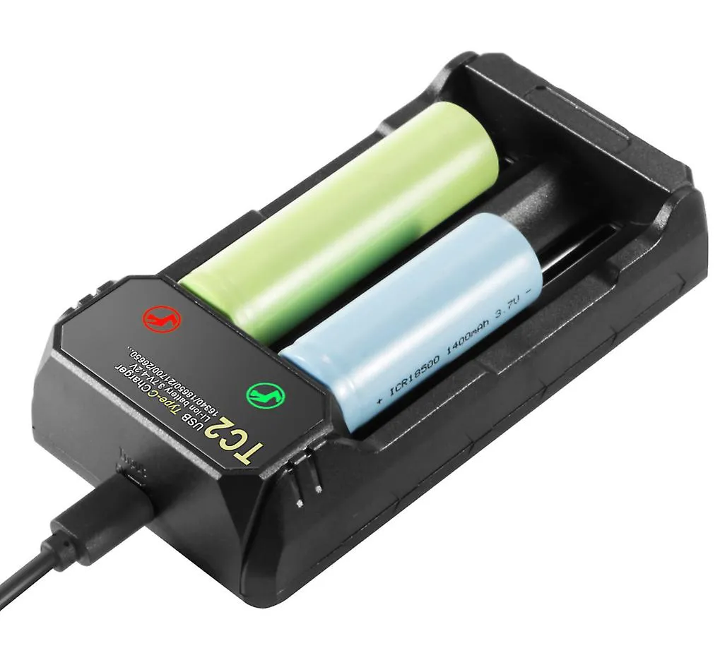 18650 lithium battery charger, 5V2A dual-slot battery charger AZ15906