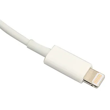 2 in 1 30 Pin and Apple 8 Pin Male to USB Sync and Charge Cable (18CM,White) for iPhone 6 iPhone 6 Plus