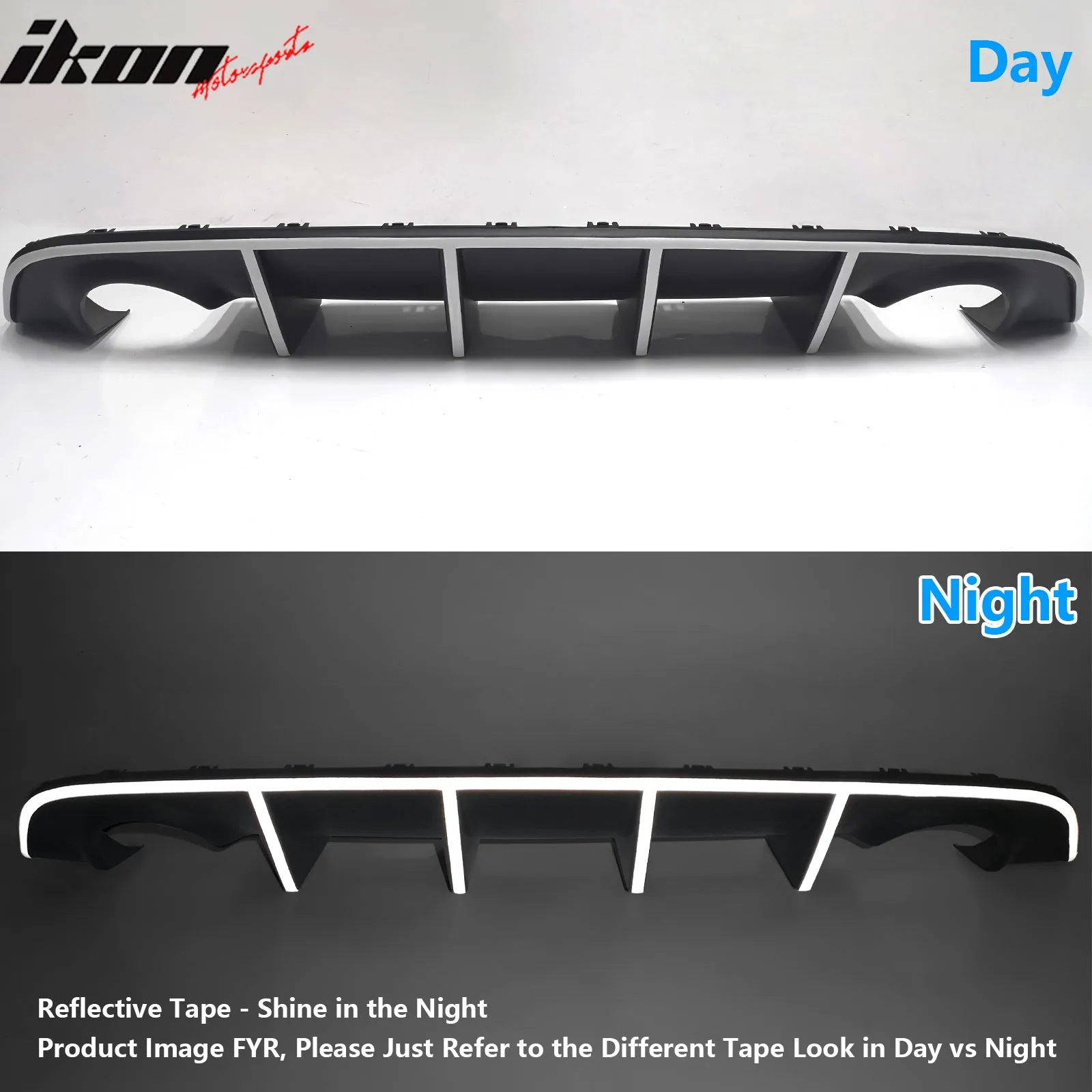 2015-2023 Dodge Charger OE Rear Diffuser w Reflective Tape