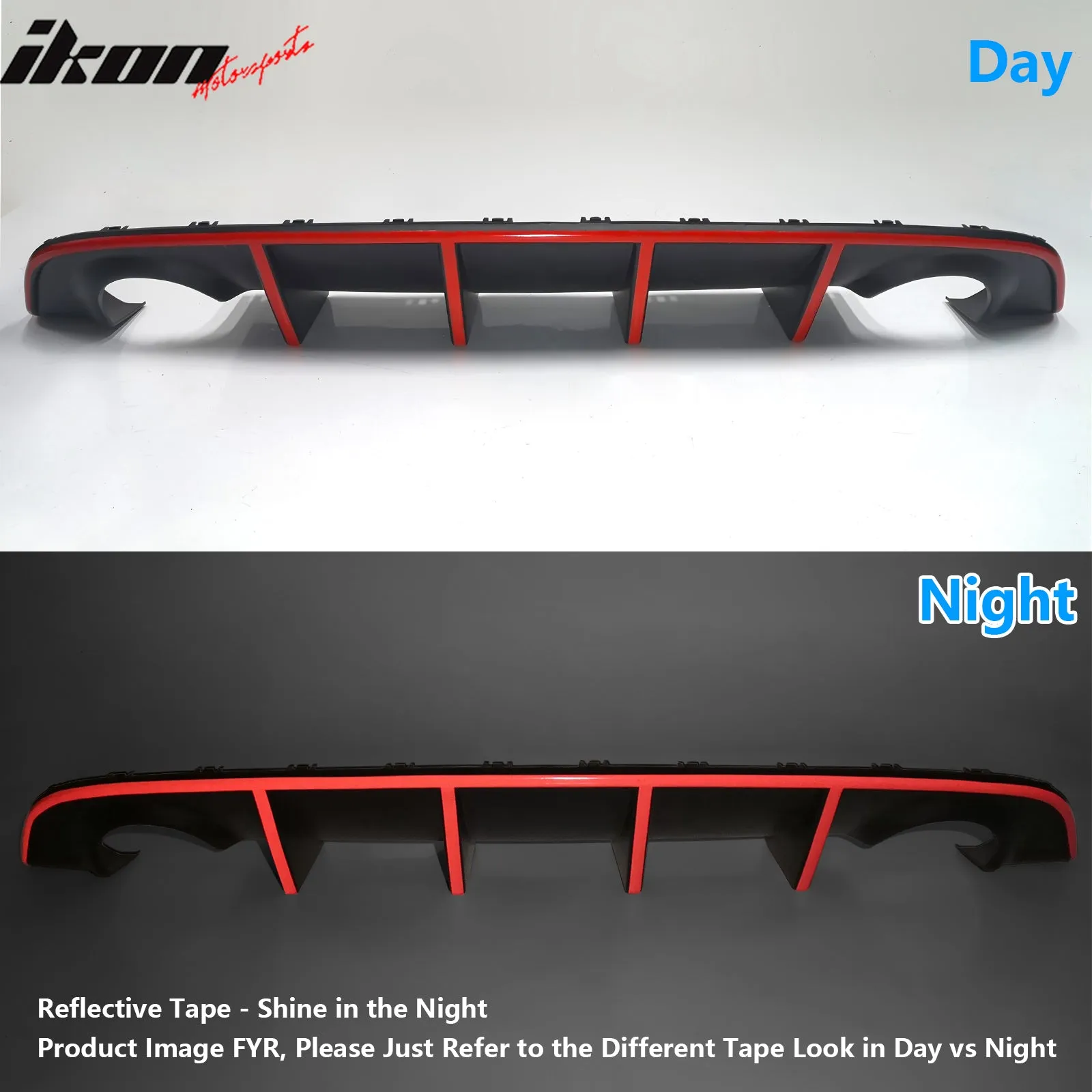 2015-2023 Dodge Charger OE Rear Diffuser w Reflective Tape