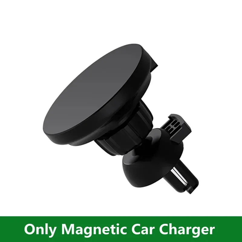 30W Magnetic Car Wireless Charger macsafe for iPhone 12 13 14 15 pro max mini Air Vent Car Phone Holder Stand Fast Car Charging|car vent phone holder