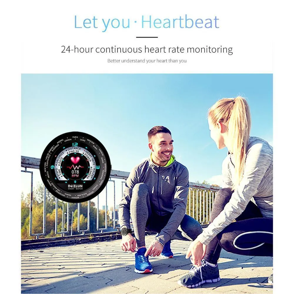 3D Digital Smart Watch Heart Rate Calories Remote For Android & iPhone