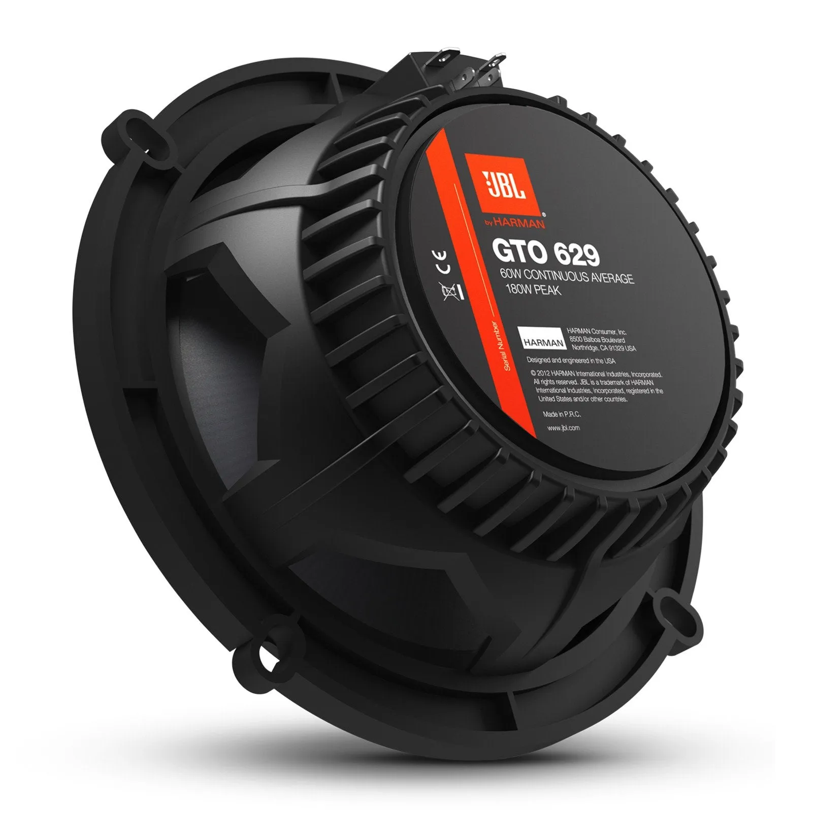 (4) J-B-L GTO629 Premium 180W 6-1/2" Co-Axial Speaker   with 18 Gauge 100 FT Speaker Wire and Free Mobile Holder