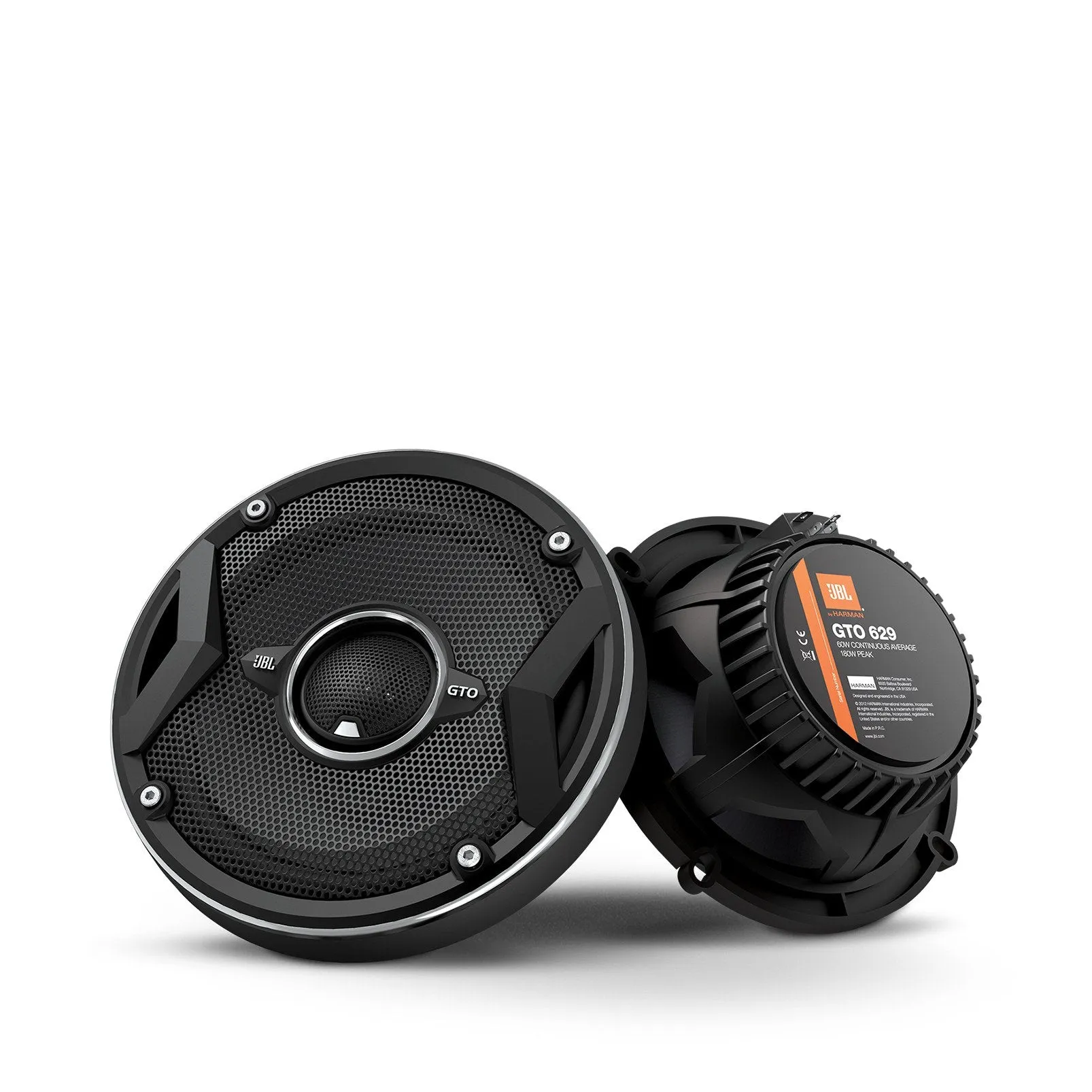 (4) J-B-L GTO629 Premium 180W 6-1/2" Co-Axial Speaker   with 18 Gauge 100 FT Speaker Wire and Free Mobile Holder