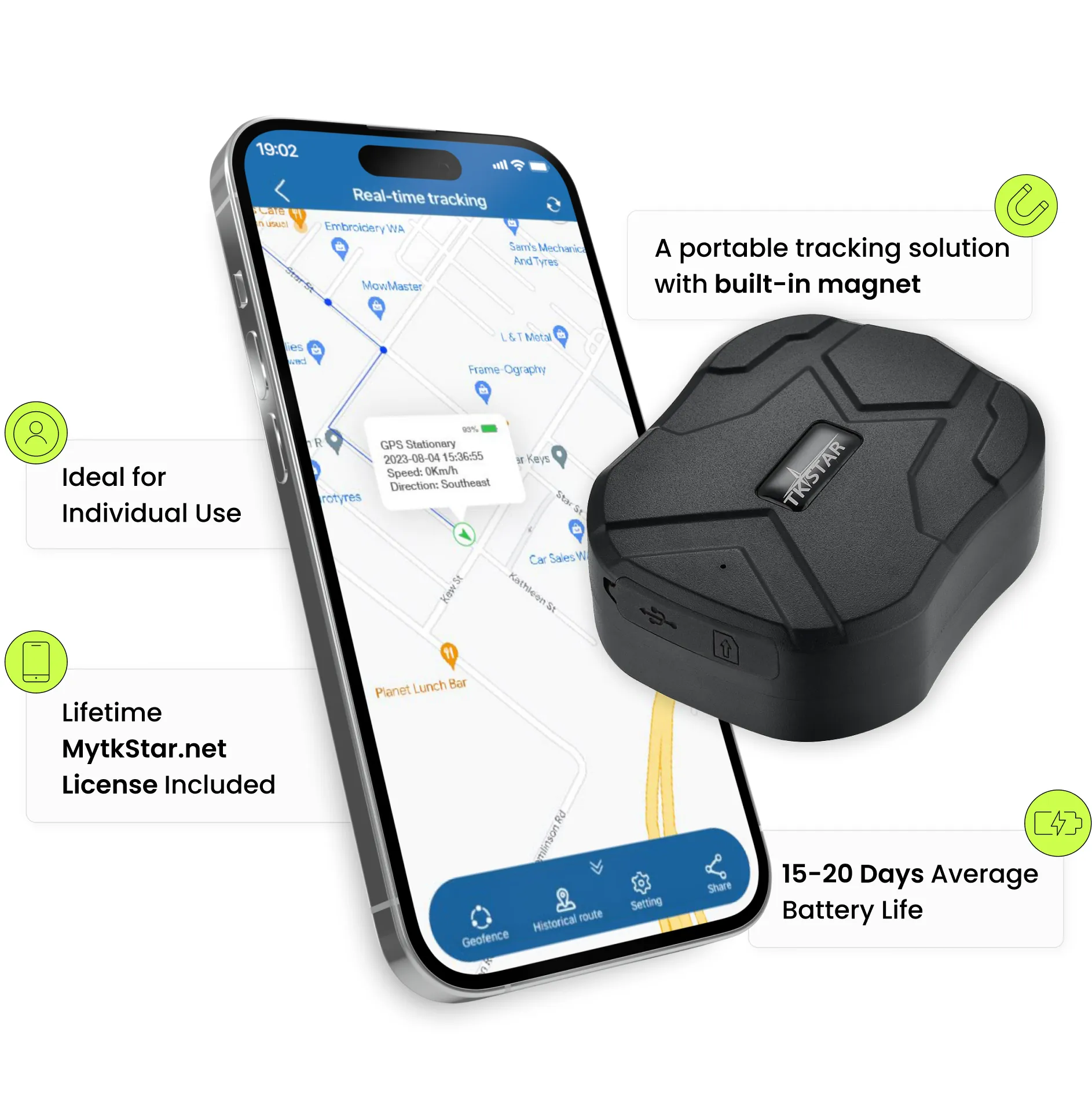 4G Magnetic GPS Tracker