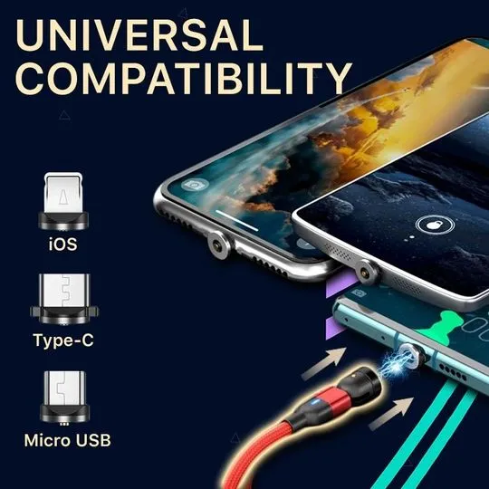 540° Rotating Free Charging Cable