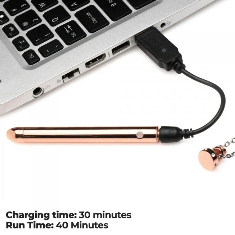 7X Vibrating Necklace - Rose Gold *