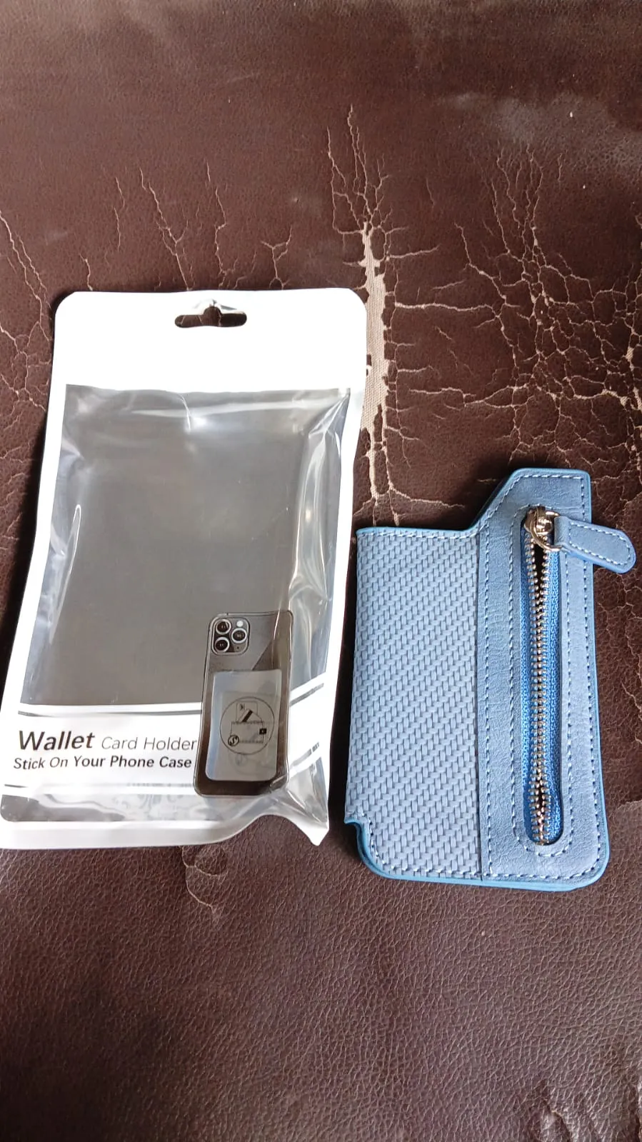 Adhesive Card phone Holder, Card Wallet Phone Attachment (1 Pc)