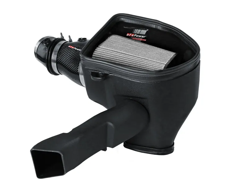 AFE Carbon Fiber Cold Air Intake System (w/Pro DRY S Filter): Dodge Charger 6.2L Hellcat Redeye / Jailbreak 2021 - 2023