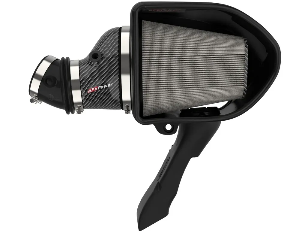 AFE Carbon Fiber Cold Air Intake System (w/Pro DRY S Filter): Dodge Charger 6.2L Hellcat Redeye / Jailbreak 2021 - 2023