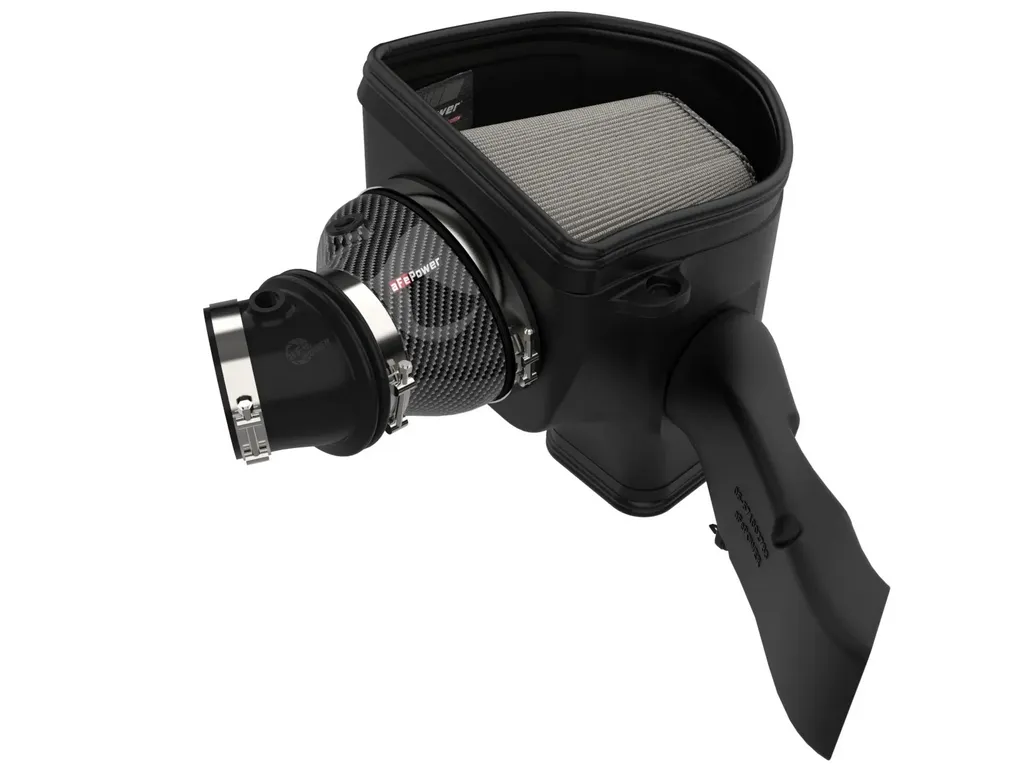 AFE Carbon Fiber Cold Air Intake System (w/Pro DRY S Filter): Dodge Charger 6.2L Hellcat Redeye / Jailbreak 2021 - 2023