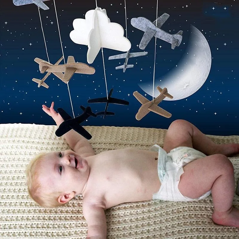 Airplane and Cloud Mobile/ Nursery Decoration