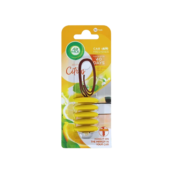 Airwick Car Freshener Zesty Citrus 9.8g