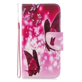 Anymob Xiaomi Redmi Leather Case Flip Fashionable Flower Cover Wallet