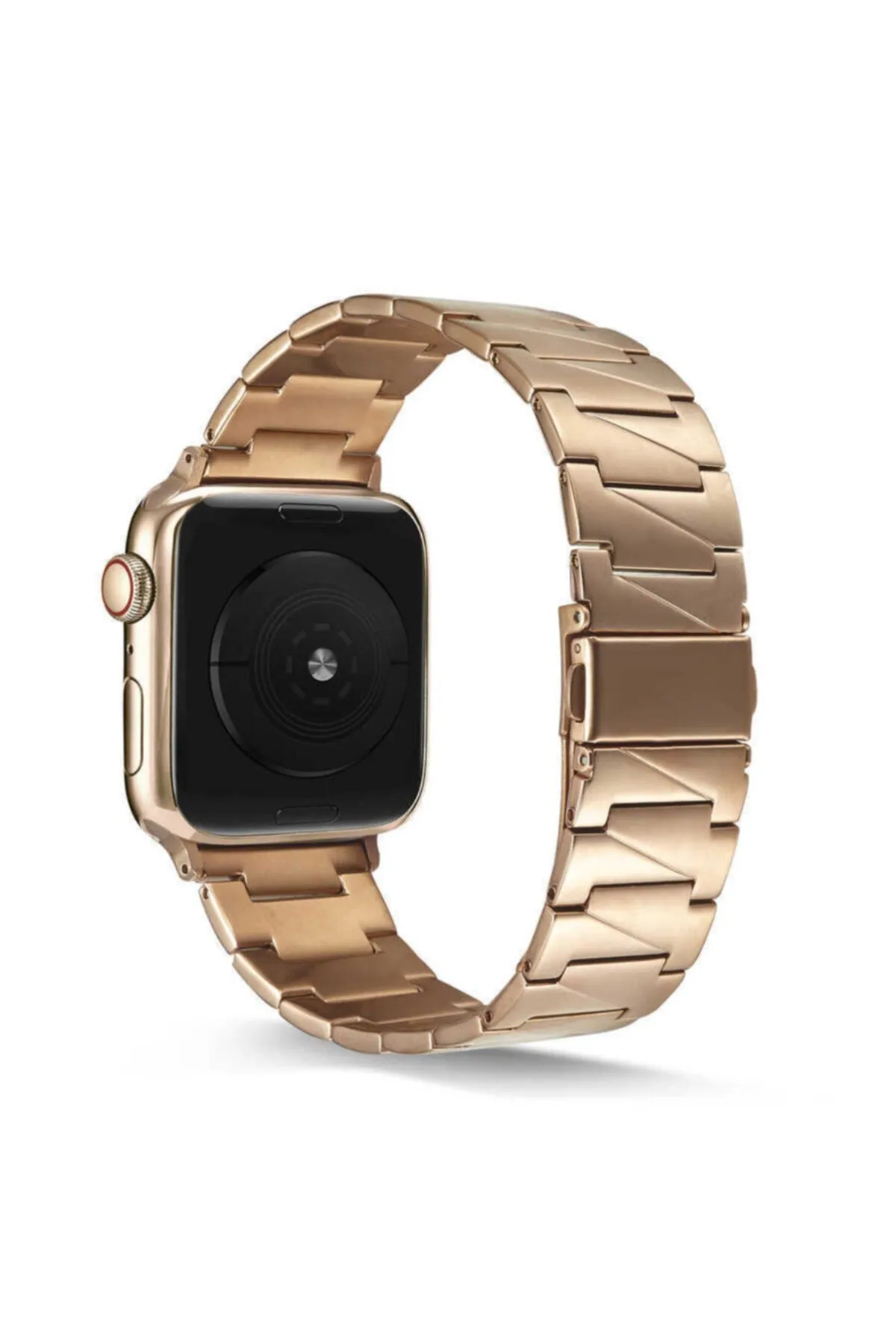 Apple Watch 41mm / 40mm / 38mm | Aluminum Alloy Stainless Steel Bands |Rose Gold