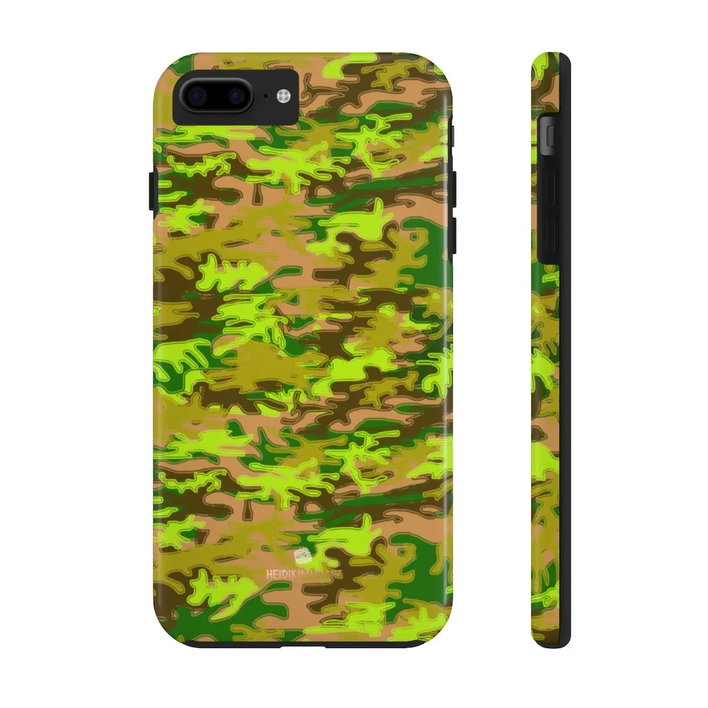 Army Green Camo iPhone Case, Camouflage Case Mate Tough Samsung Galaxy Phone Cases