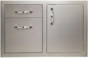 Artisan 36'' Stainless Steel Access Door And Double Drawer Combo