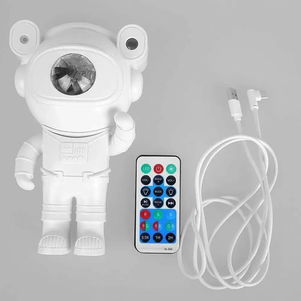 Astronaut Galaxy Projector with Timer and Remote Bluetooth Speaker