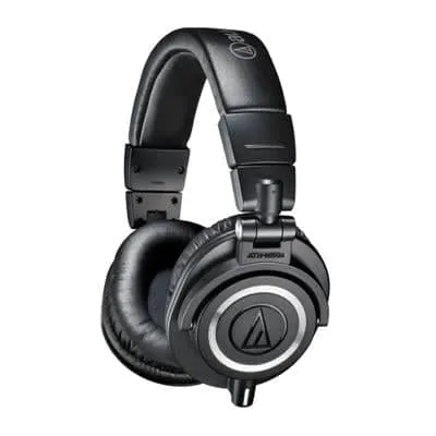 Audio-Technica ATH-M50x Monitor Over-Ear Headphones (Black)