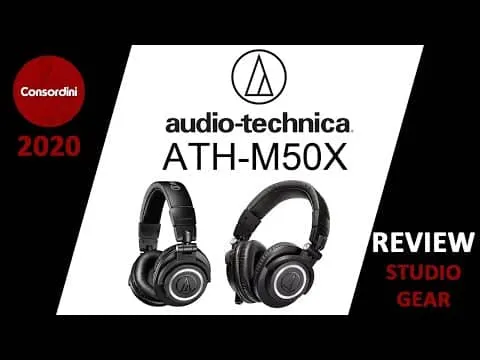 Audio-Technica ATH-M50x Monitor Over-Ear Headphones (Black)