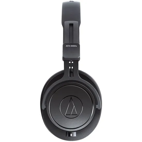 Audio Technica ATH M60x Professional On-Ear Studio Headphones (Black)