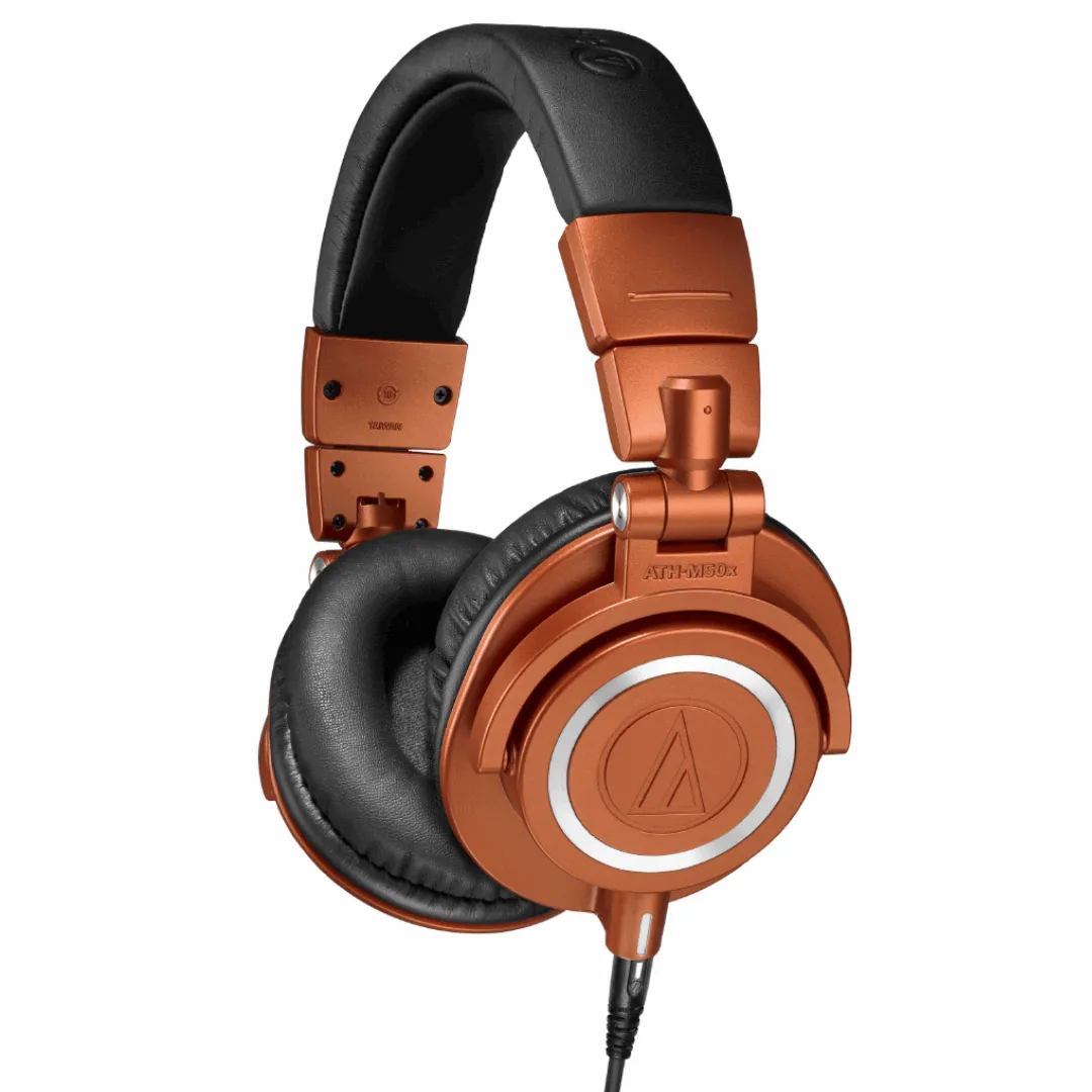 Audio Technica Professional Studio Monitor Headphone Ath-M50X Limited Edition Lantern Glow, CLOSED-BACK