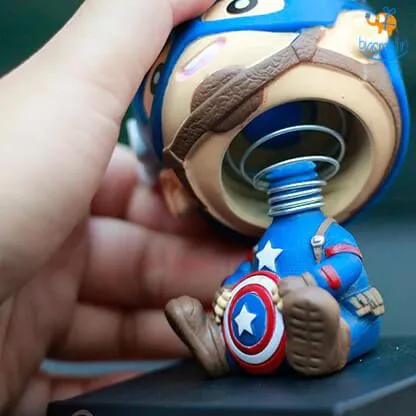 Baby Captain America Bobblehead