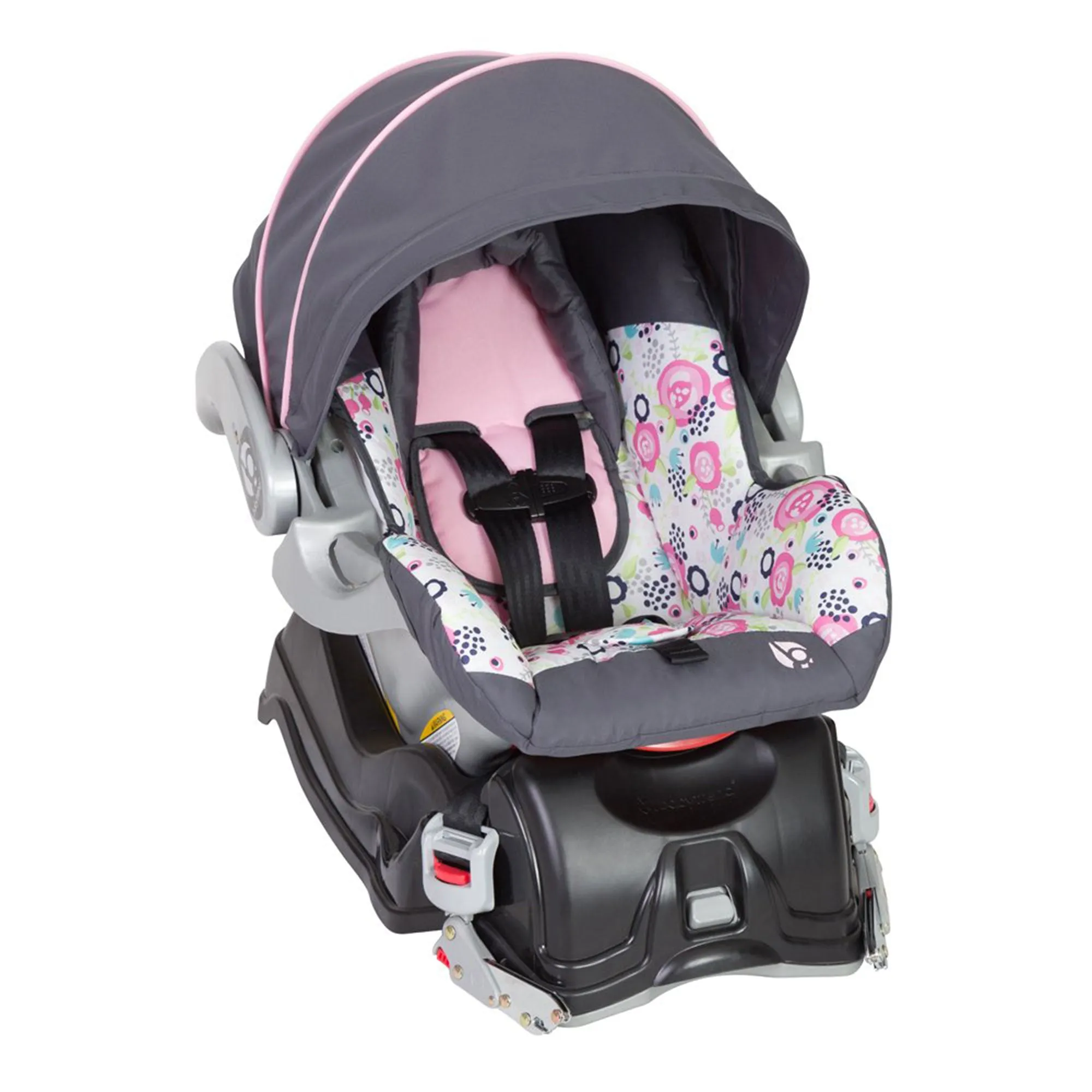 Baby Trend Skyview Lightweight Infant Car Seat Stroller Travel System, Pink