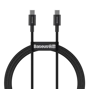 Baseus Superior Series Fast Charging Data Cable Type-C To Type-C 100W (CATYS-B01)