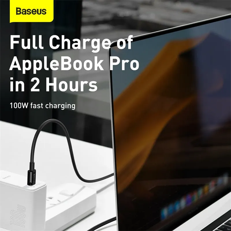 Baseus Superior Series Fast Charging Data Cable Type-C To Type-C 100W (CATYS-B01)