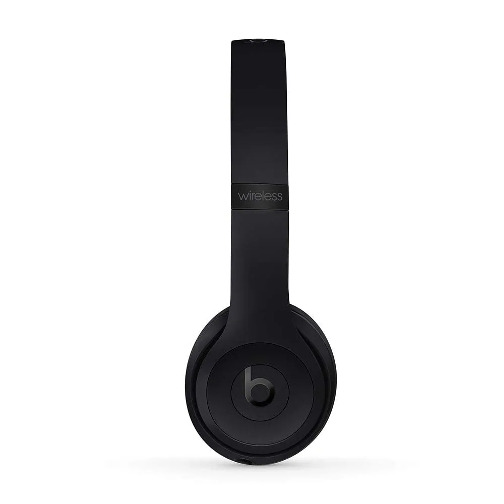 Beats Solo3 Wireless On-Ear Headphones - Apple W1 Headphone Chip, Class 1 Bluetooth, 40 Hours of Listening Time, Built-in Microphone - Black