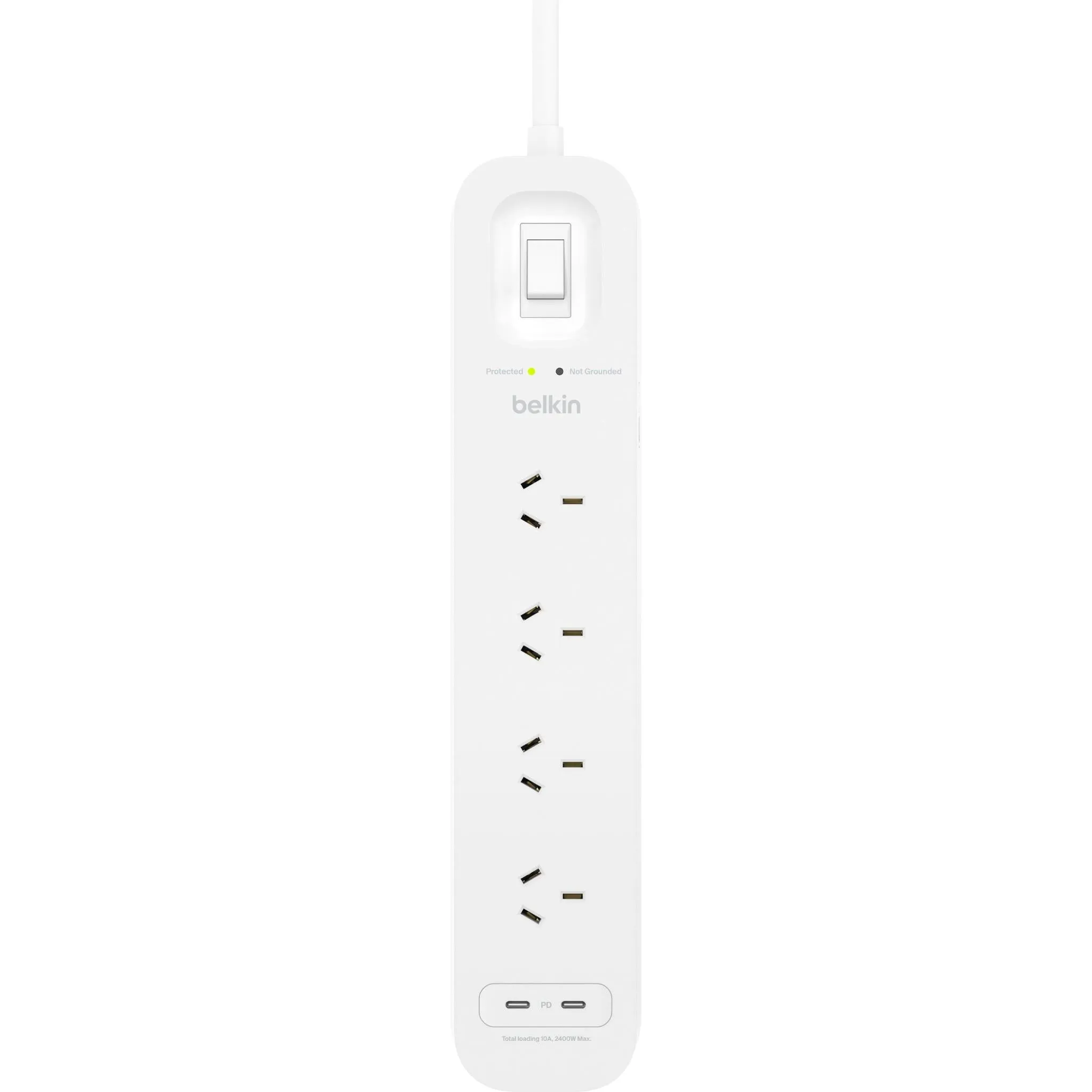 Belkin Connect 4-Outlet Surge Protector with Dual USB-C 30W