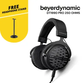 BEYERDYNAMIC DT1990 PRO 250 OHMS TESLA STUDIO REFERENCE HEADPHONE FOR MIXING MASTERING OPEN BACK