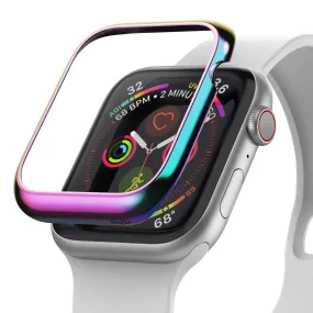 Bezel Styling for Apple Watch 40mm for Series 4 (2018) (AW4-40-08)  -  [Stainless Steel] Neon Chrome