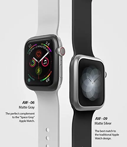 Bezel Styling for Apple Watch 44mm for Series 4 / 5 / 6 / SE - 44  (ST) - Matte Silver