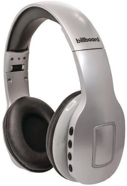 Billboard Bluetooth Wireless Headphones - On-Ear (Silver) BB779