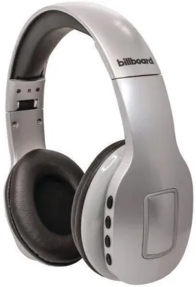 Billboard Bluetooth Wireless Headphones - On-Ear (Silver) BB779