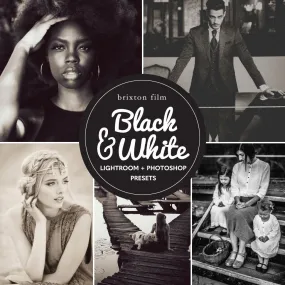 Black & White Lightroom Presets – Desktop & Mobile