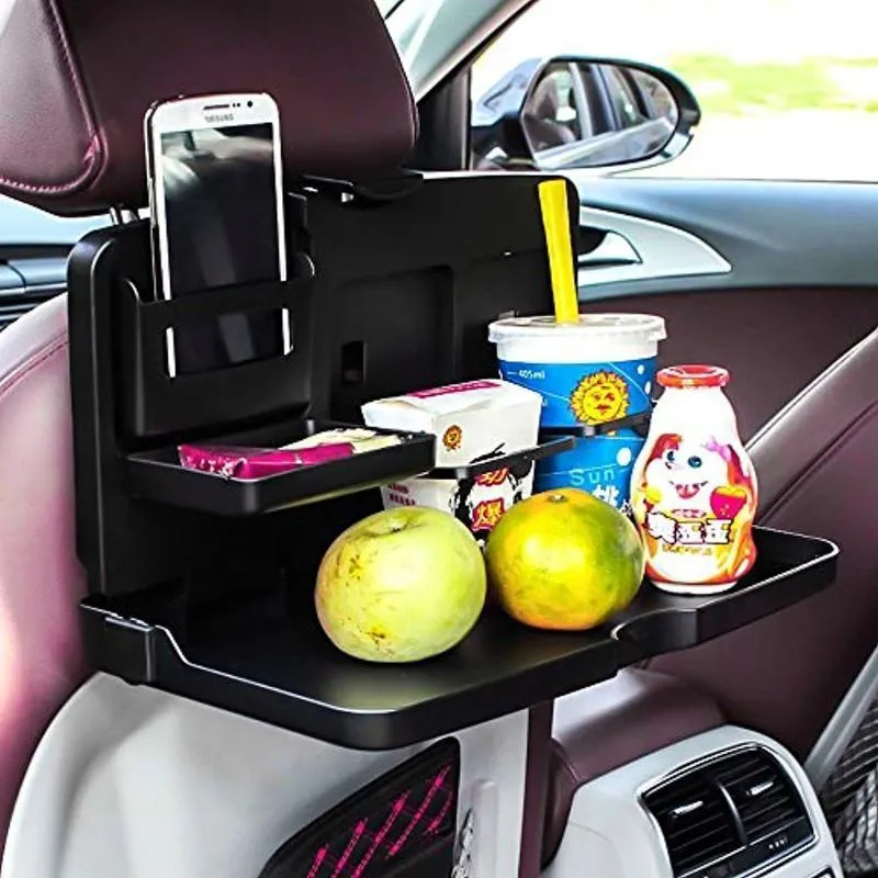 Black Car Food Snack Tray Drink Meal Tray for Car