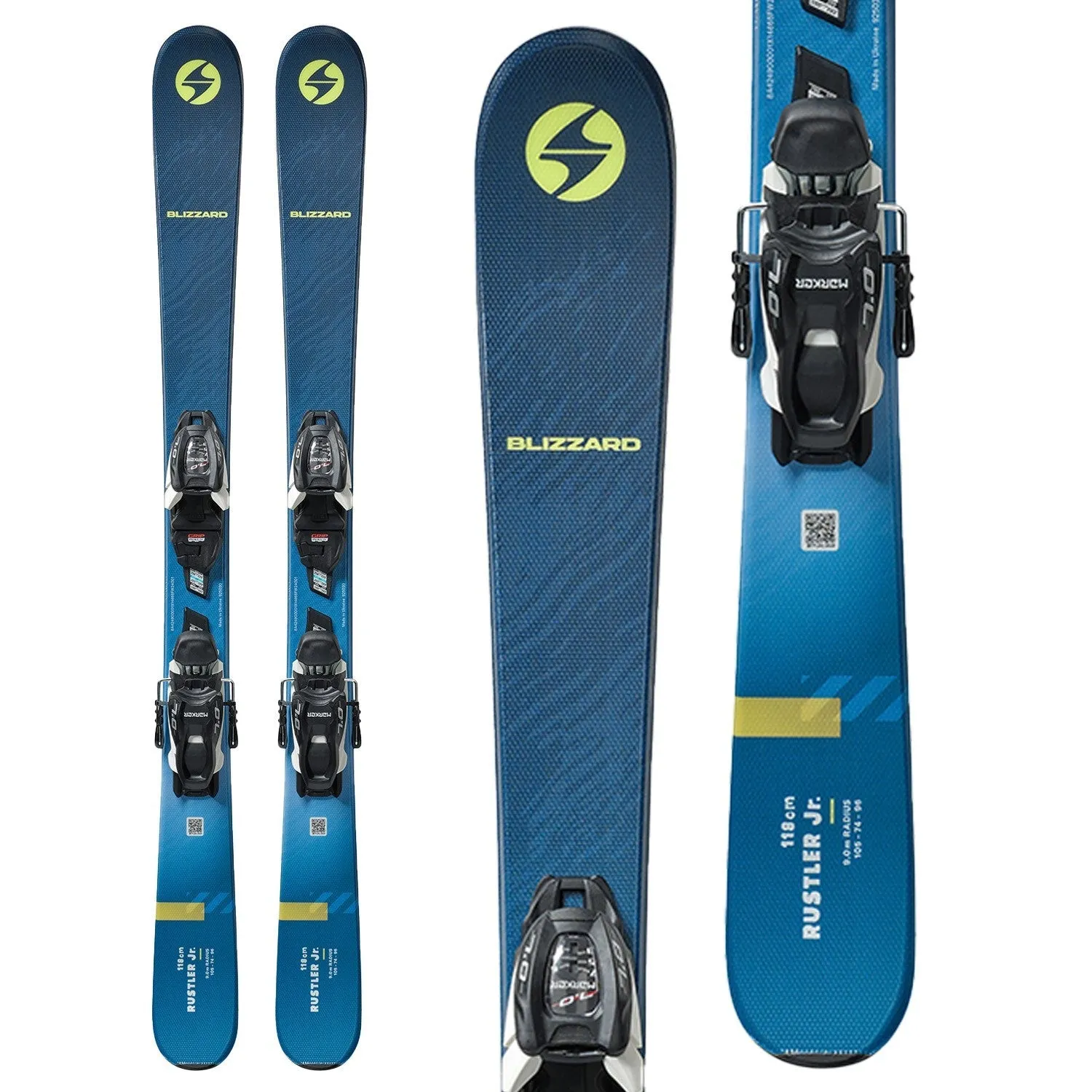 Blizzard Rustler Twin Jr. Skis   FDT Bindings - 2025 - Youth