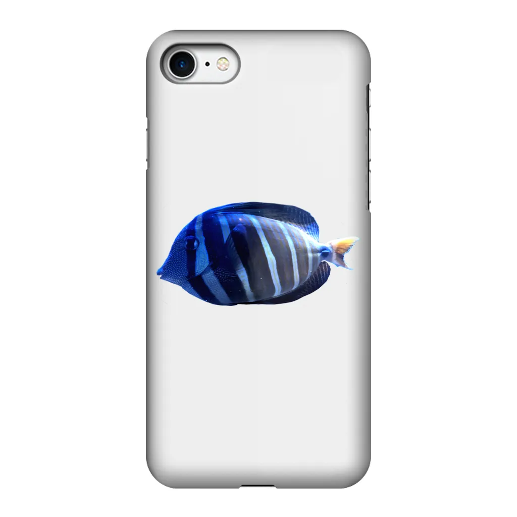 Blue Striped Fish Fully Printed Tough Phone Case