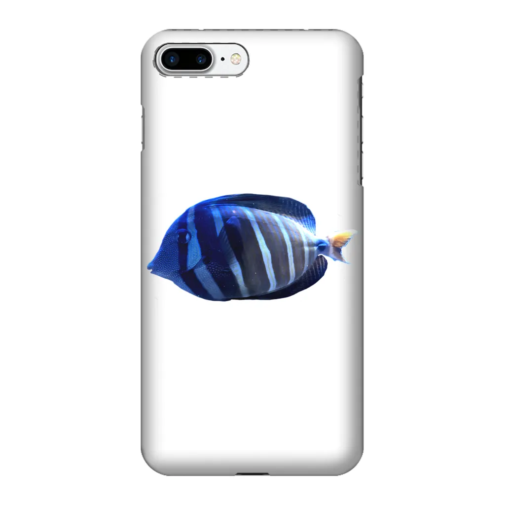 Blue Striped Fish Fully Printed Tough Phone Case