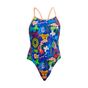 Blues Baby | Girls Diamond Back One Piece