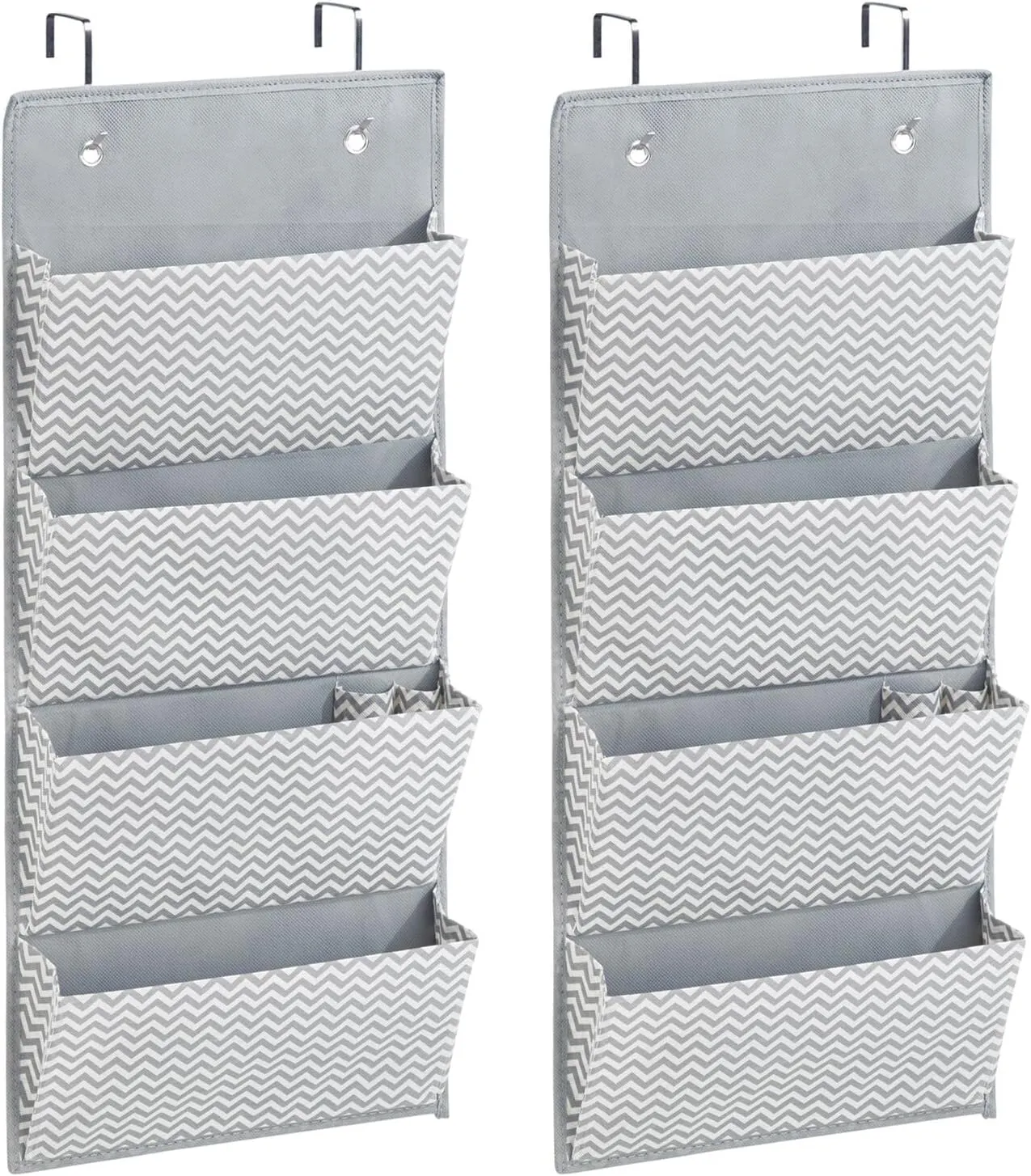 Blushbees Soft Fabric Wall Mount/Over Door Hanging Storage Organizer  (Pack of 2)